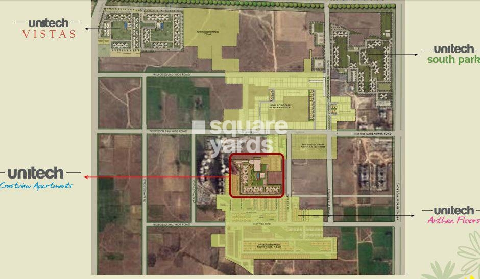 Unitech Crestview Apartments Master Plan Image