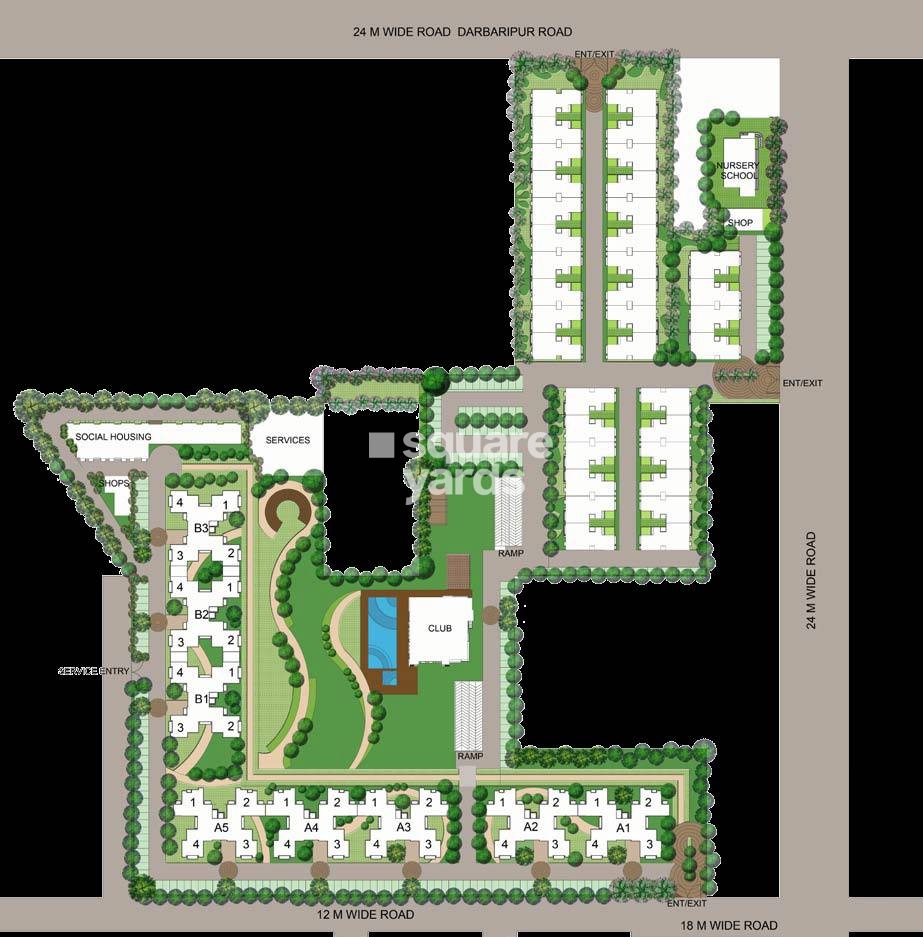 Unitech Crestview Apartments Master Plan Image