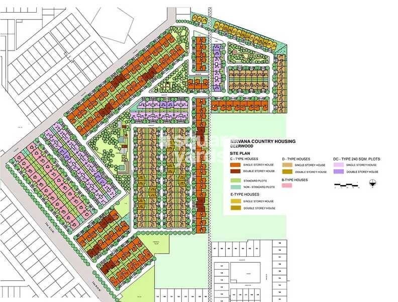 Unitech Deerwood Chase Master Plan Image