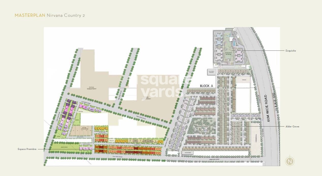 Unitech Espace Premiere Villas Master Plan 1