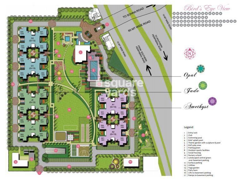 Unitech Exquisites Master Plan Image