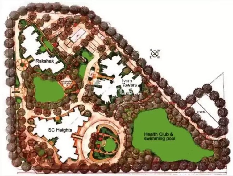Unitech Ivory Towers Master Plan Image