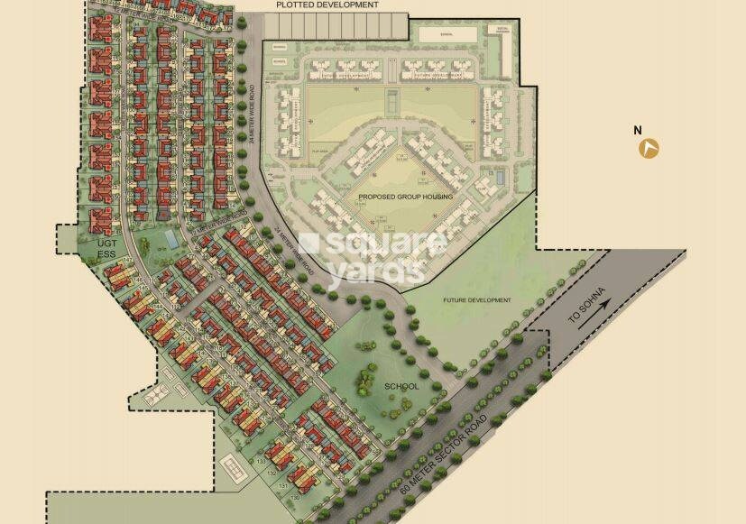 Unitech Opulence Master Plan Image
