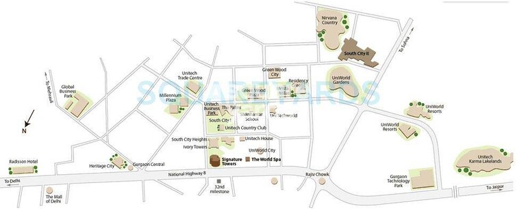 Unitech The World Spa Location Image