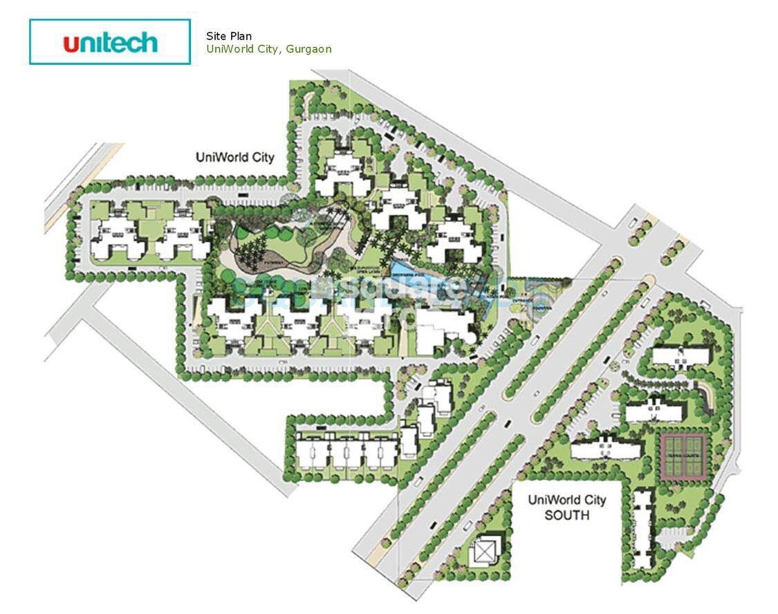 Unitech Uniworld City Master Plan Image