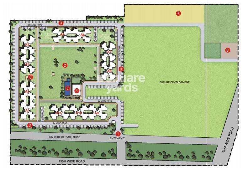Unitech Vistas Master Plan Image