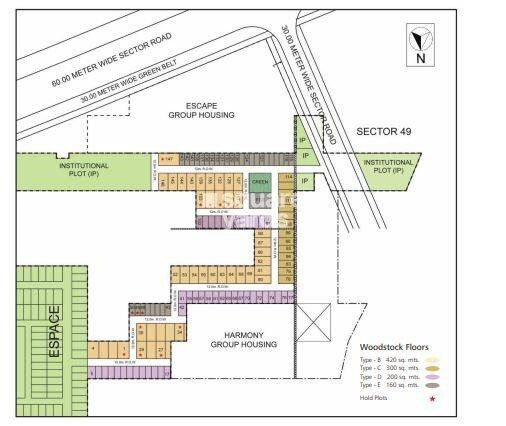 Unitech Woodstock Floors Master Plan 1