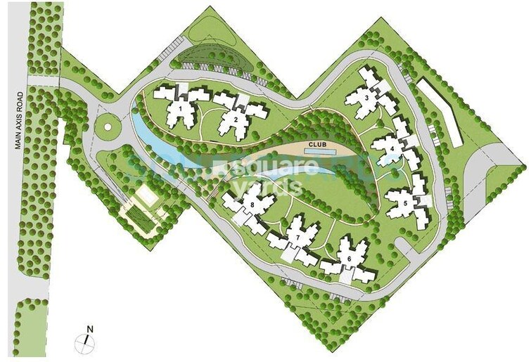 Unitech Uniworld Gardens Master Plan Image
