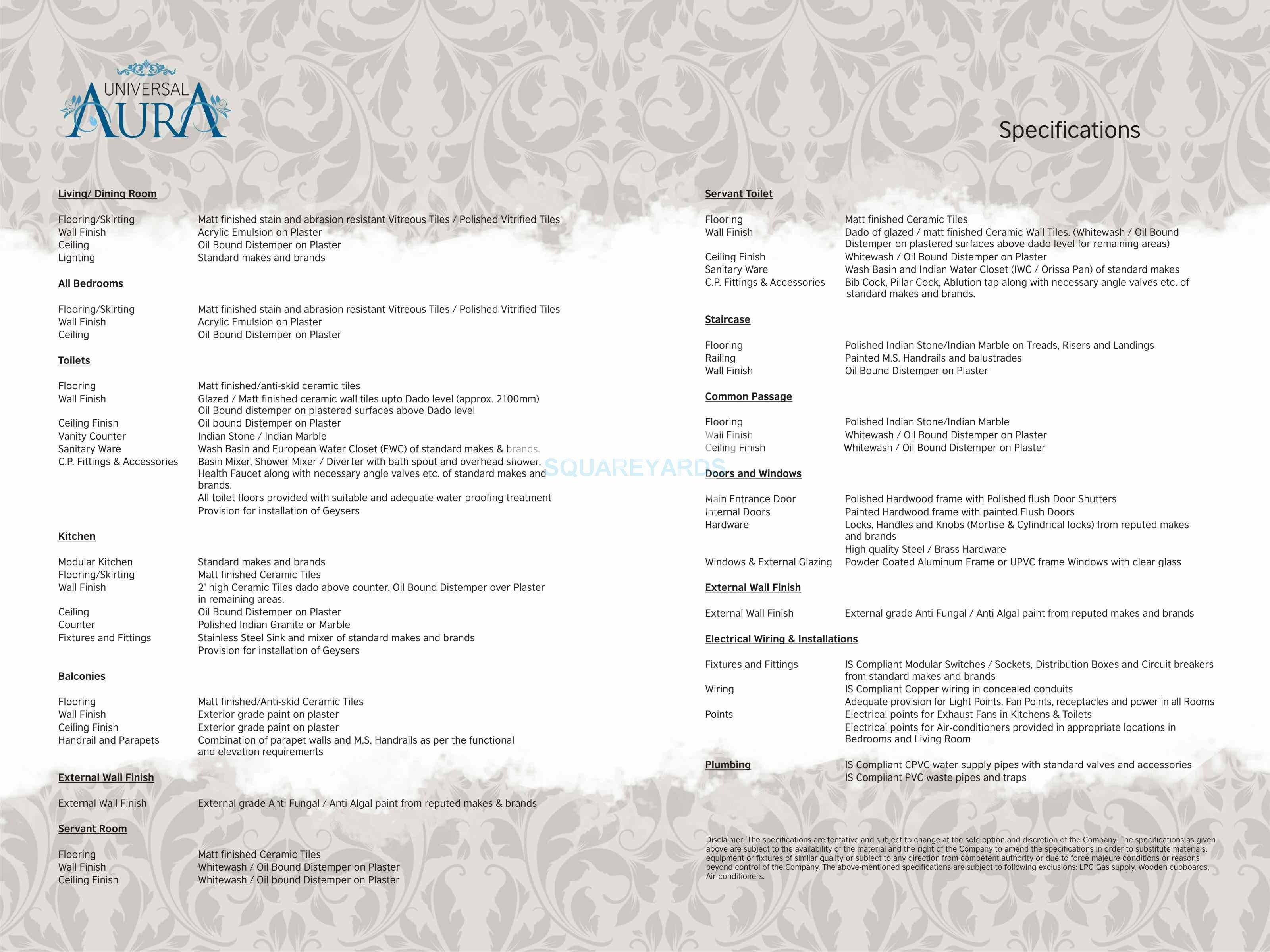 Universal Aura Specification