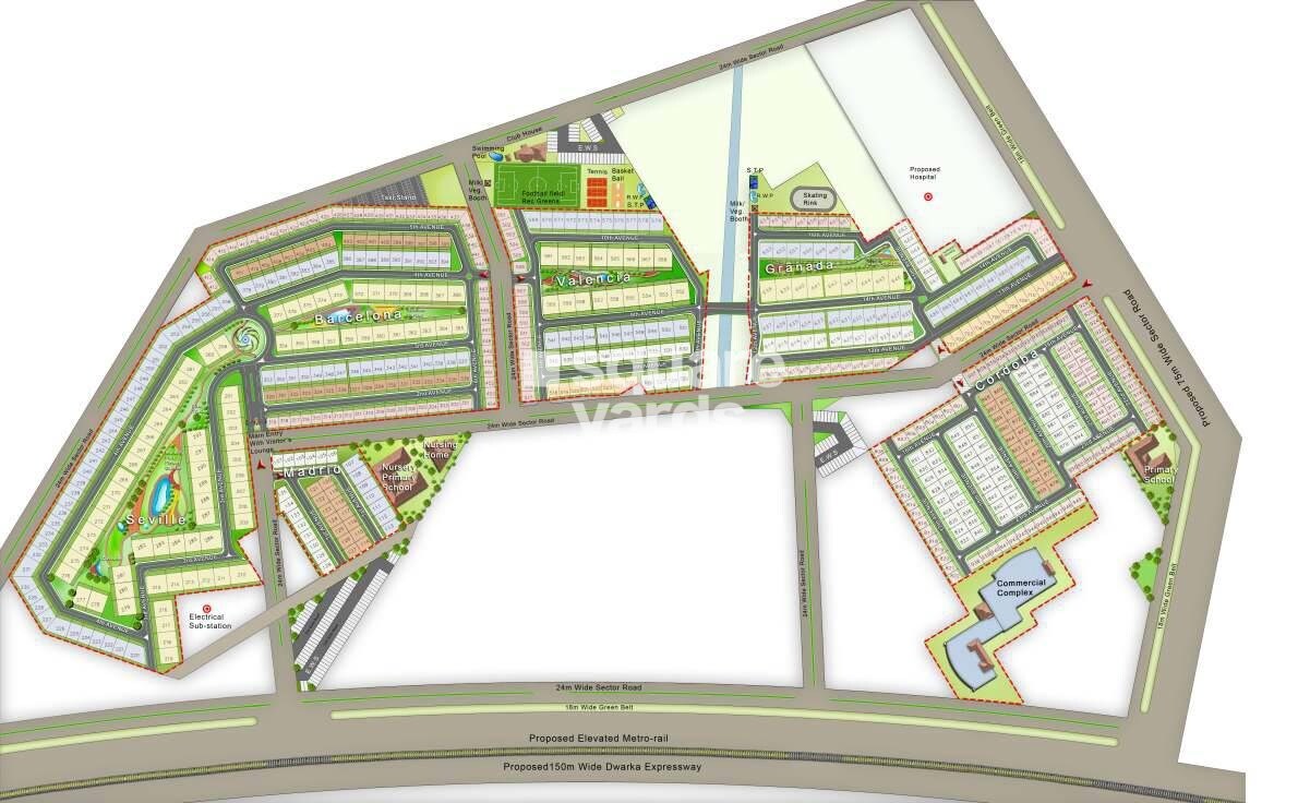 Uppal Gurgaon 99 Master Plan Image