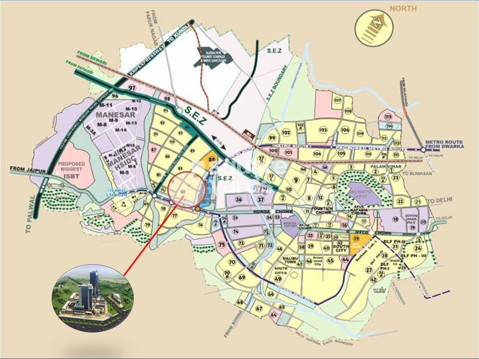 V Square Oodles Skywalk Location Image
