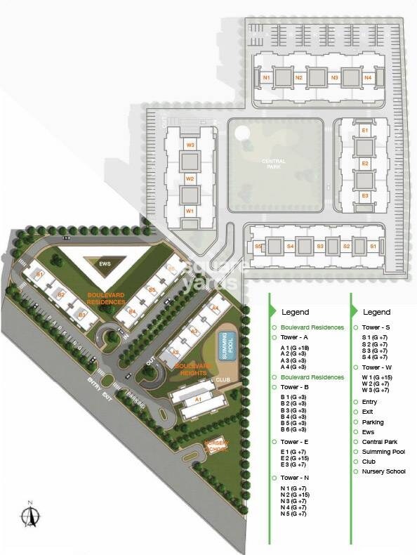 Vatika Boulevard Residences Master Plan 1