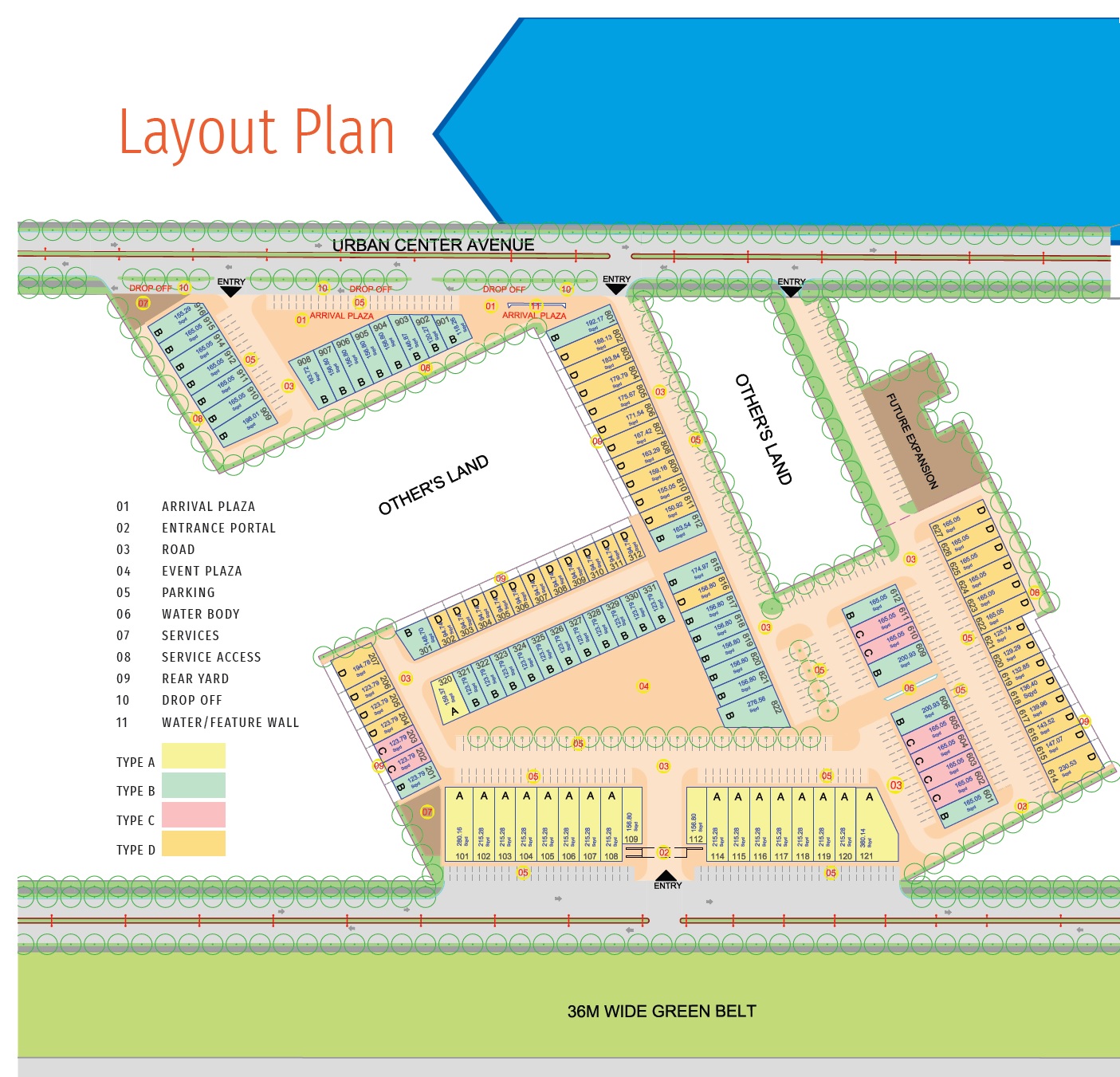 Vatika Crossover Master Plan Image