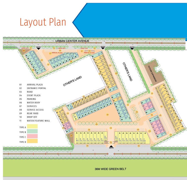Vatika Crossover Master Plan Image