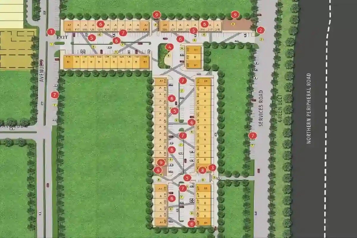Vatika Footfalls Master Plan 1
