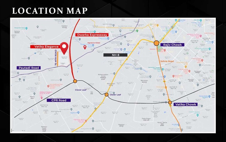 Vatika India Next 2 Location Image