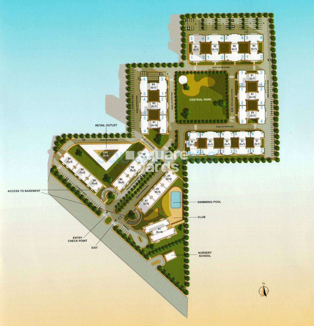 vatika lifestyle homes master plan image1
