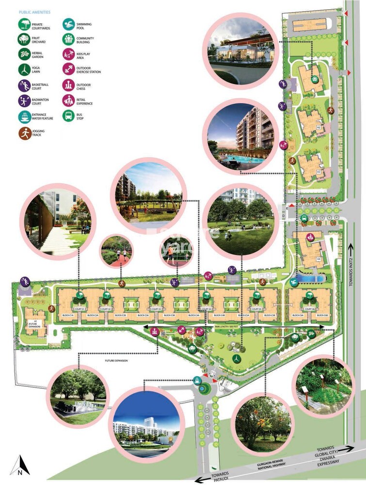 Vatika Seven Elements Master Plan Image