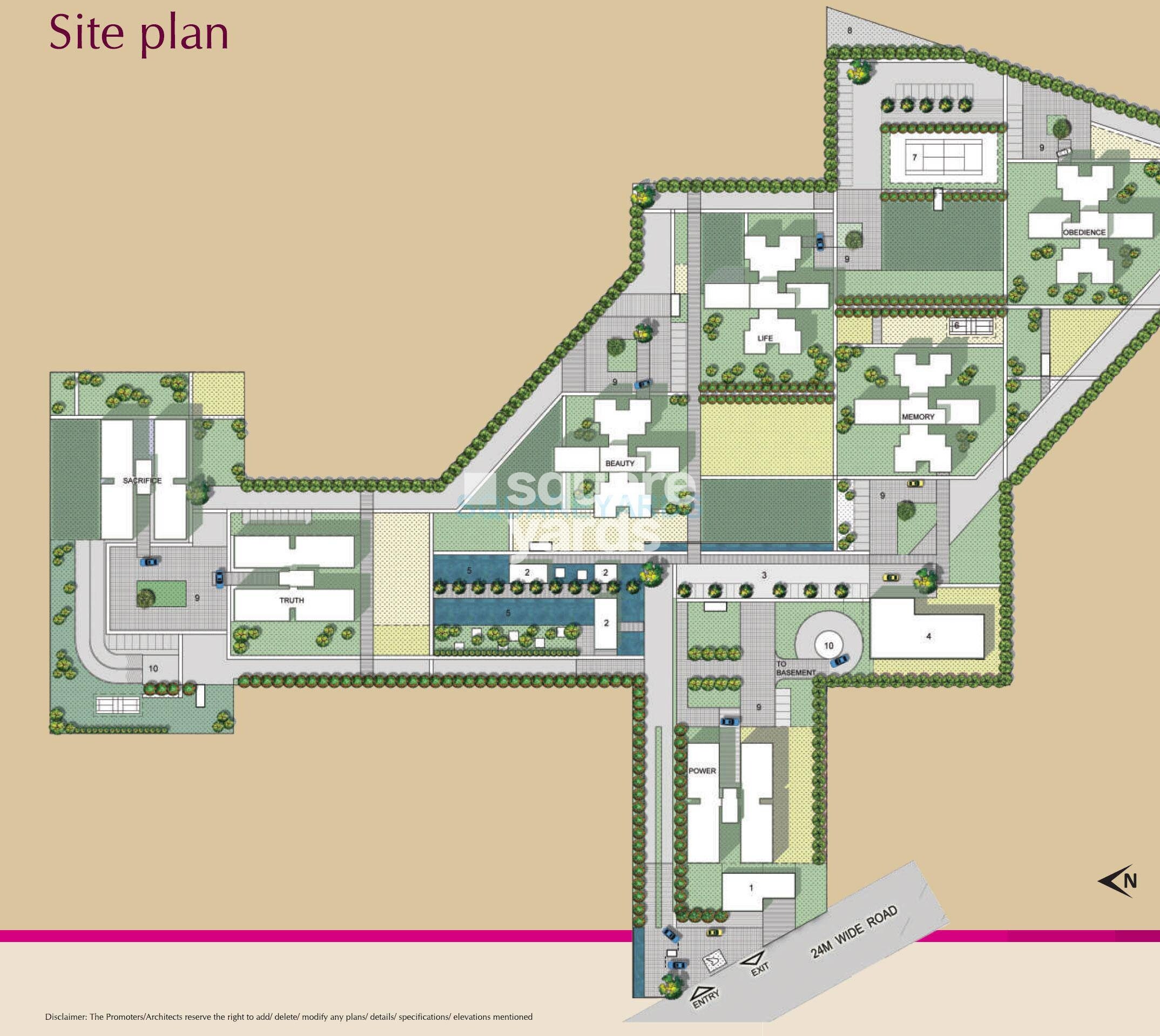 Vatika Seven Lamps Master Plan Image