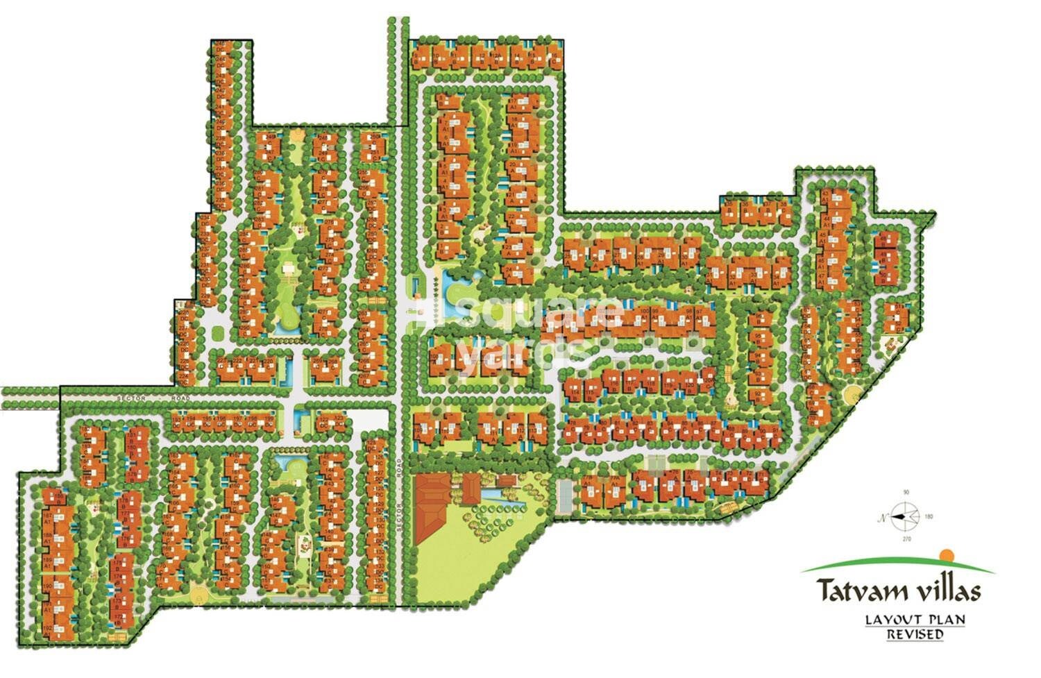 Vipul Tatvam Villas Master Plan 1