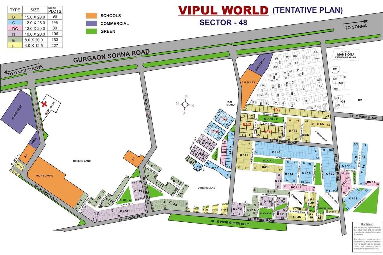 Vipul World Plots Location Image