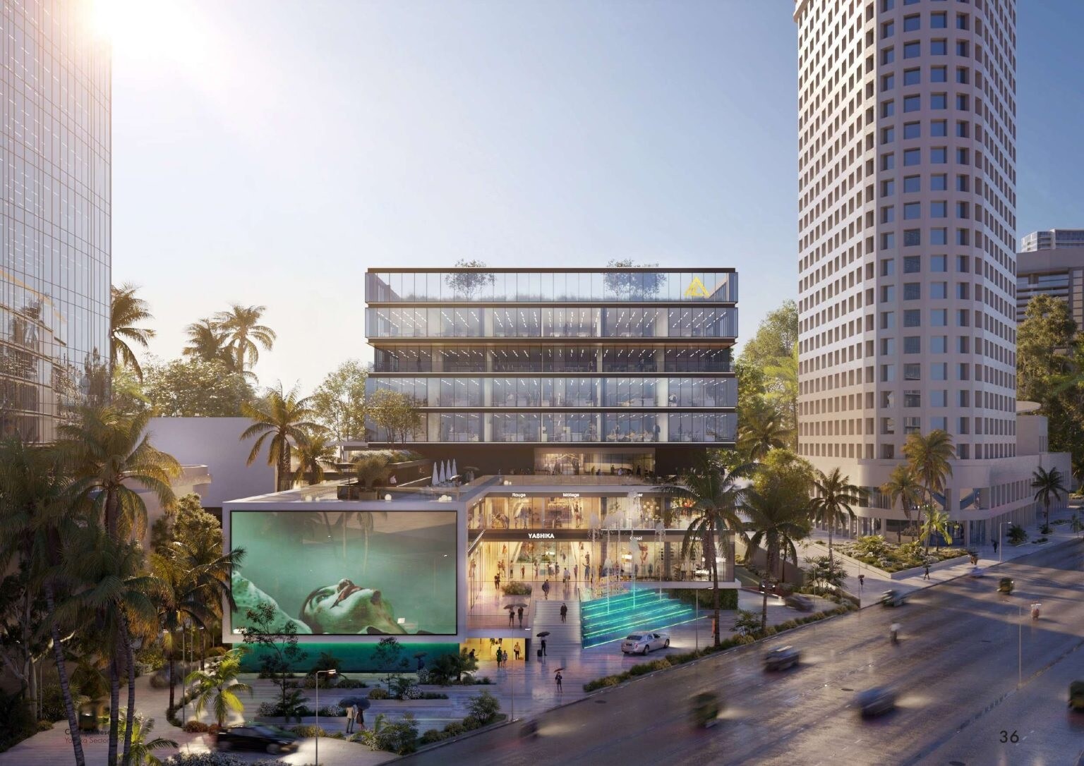 Yashika Platina Street Commercial Exteriors 1