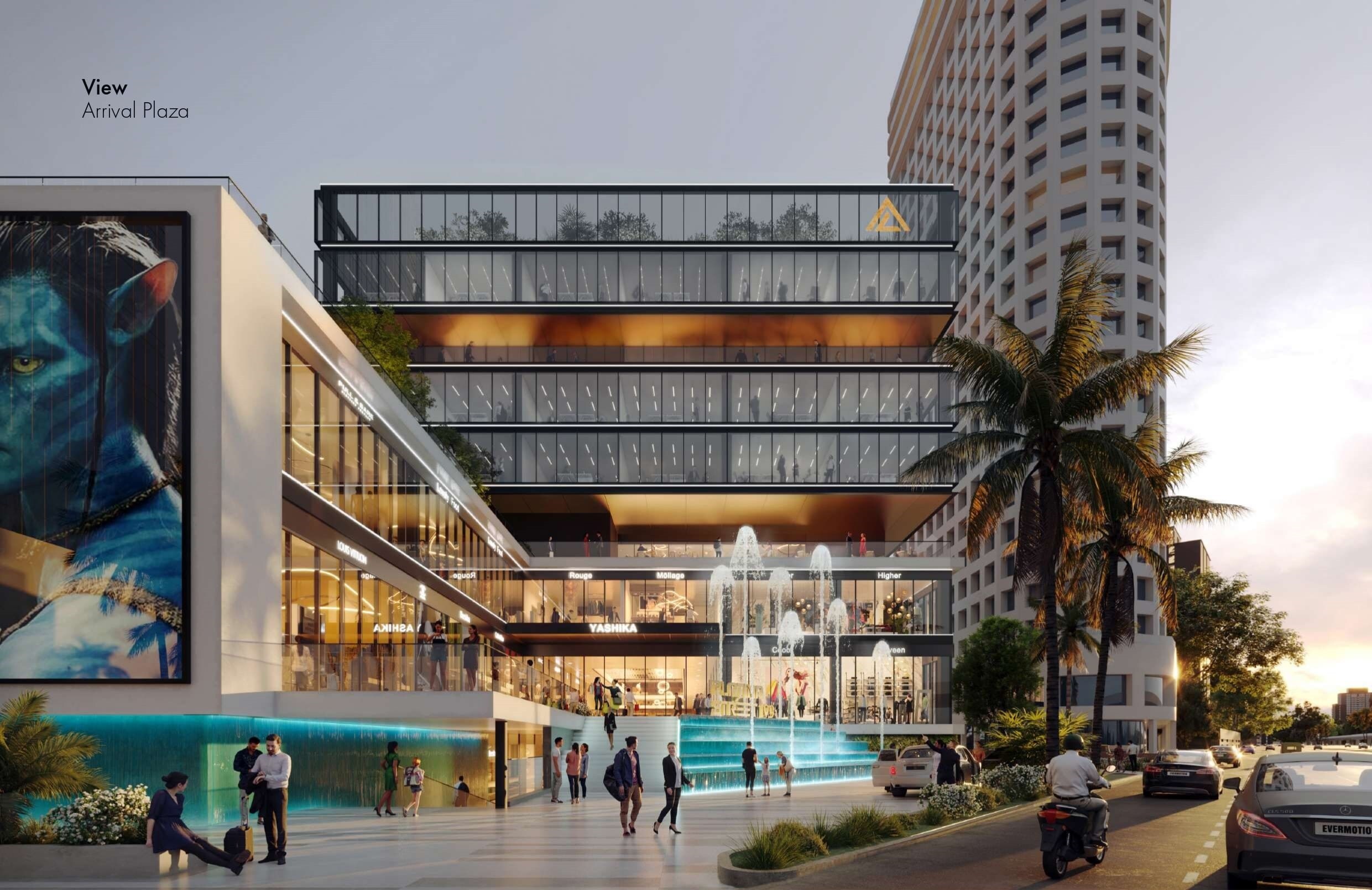 Yashika Platina Street Commercial Exteriors 2