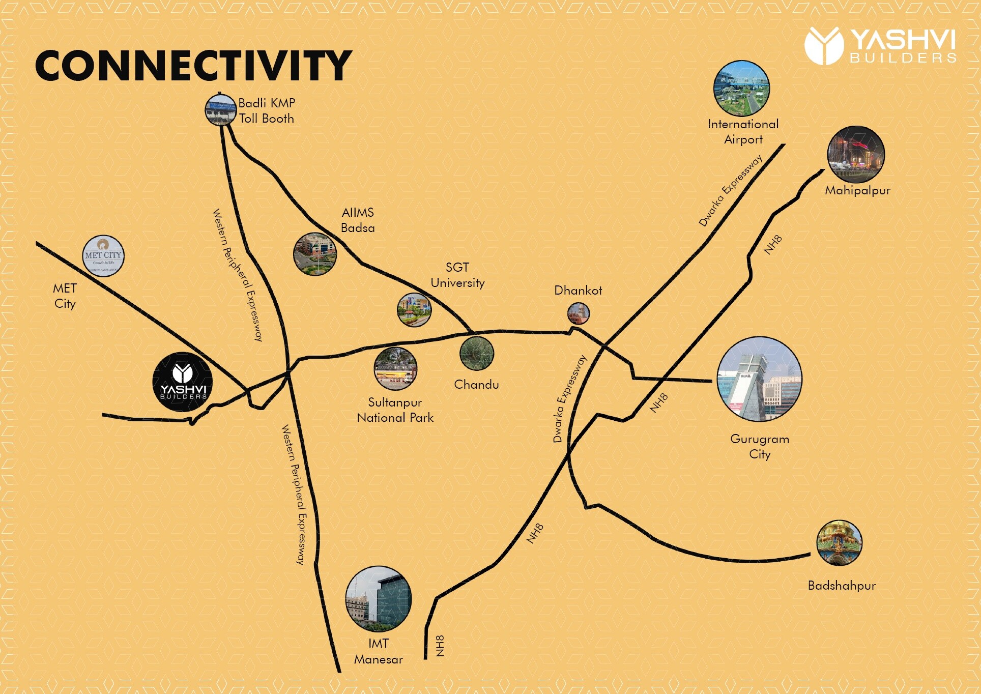 Yashvi Golden Gate Residency Location Image
