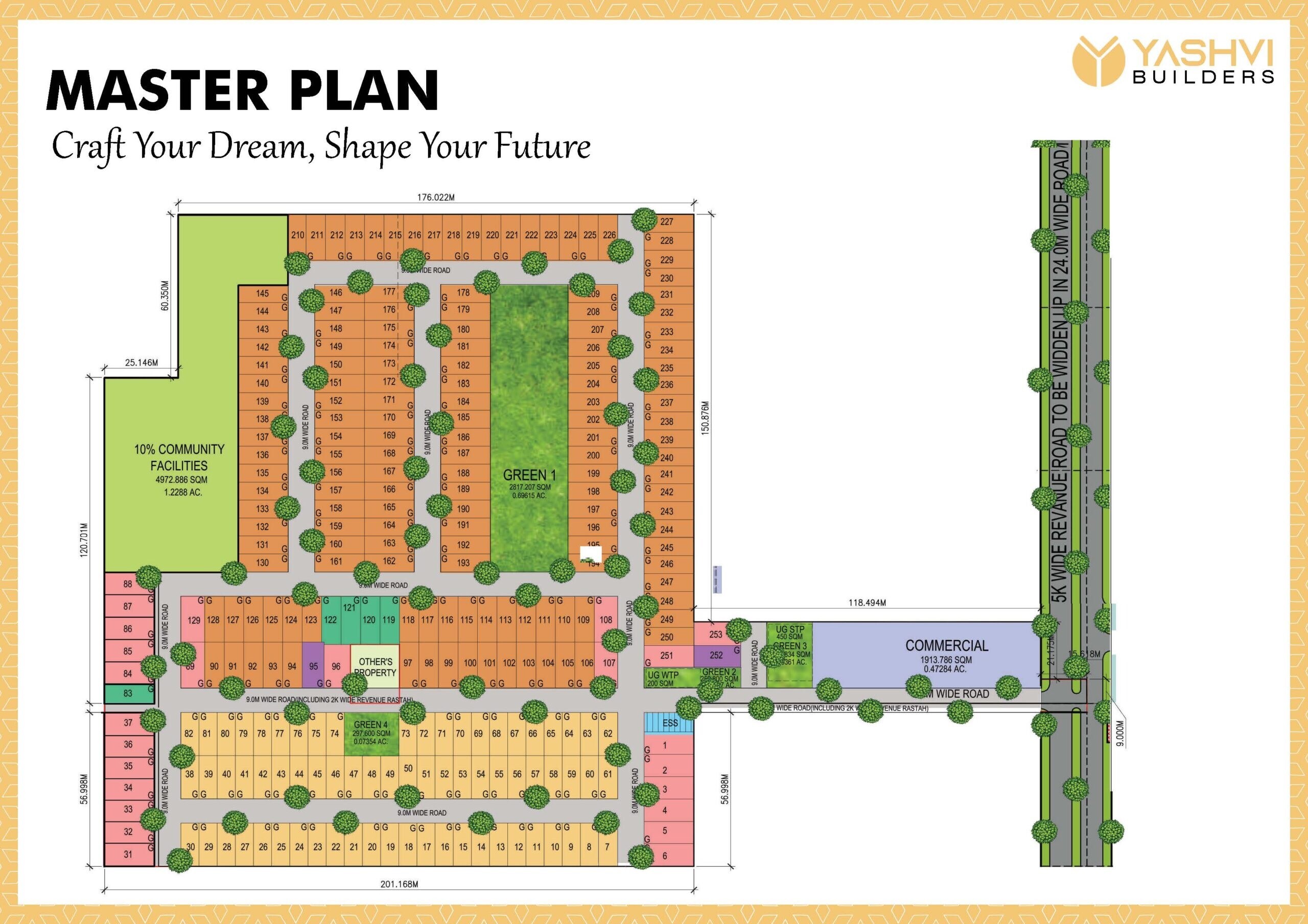 Yashvi Golden Gate Residency Master Plan Image
