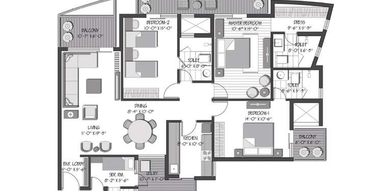 3c orris greenopolis apartment 3bhk 2090sqft101