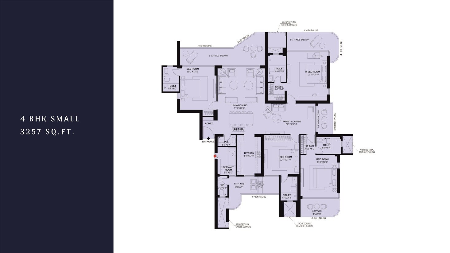  4 BHK Apartment at 4S The Aurrum, Sector 59 – for Sale