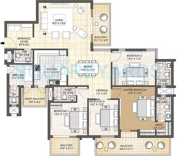  4 BHK Apartment at Adani M2K Oyster Grande, Sector 102 – for Sale