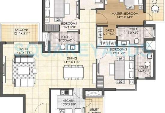 adani oyster grande phase 2 apartment 3 bhk 2598sqft 20210118160102