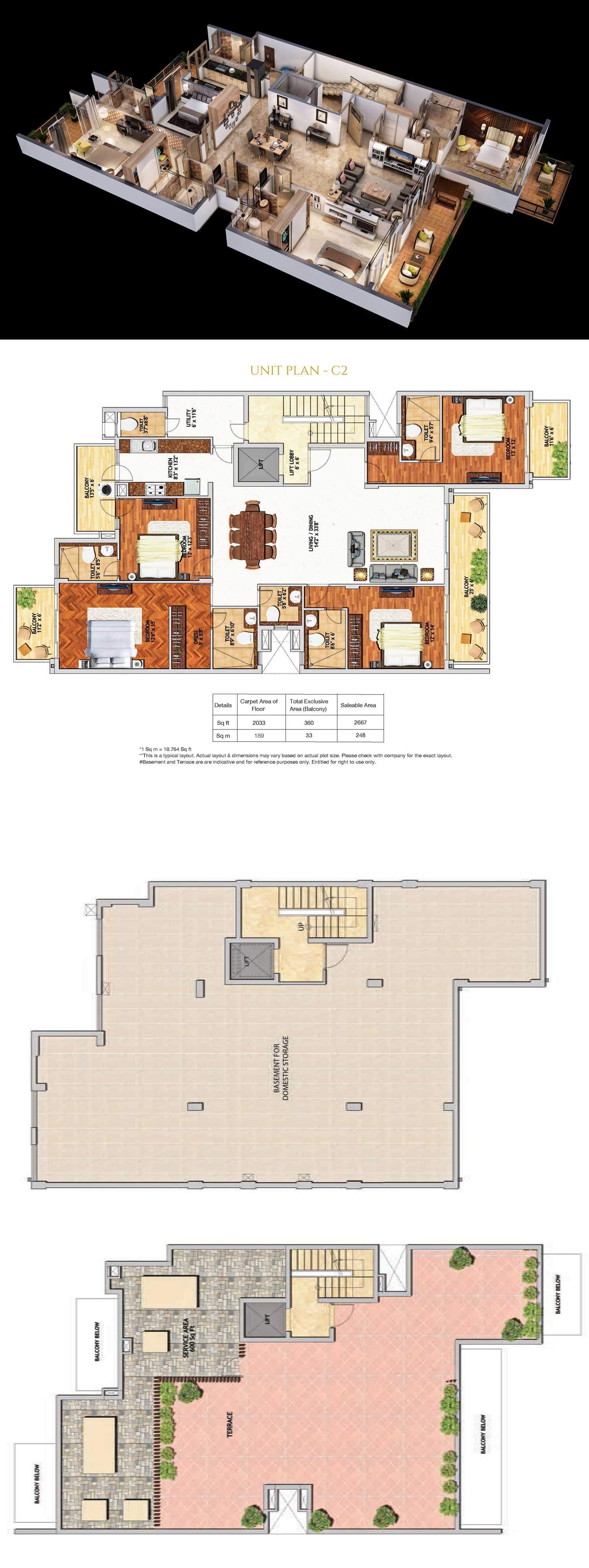 4 Bhk 2033 Sq Ft Villa For Sale In Adani Samsara At Rs 1 95 Cr Gurgaon