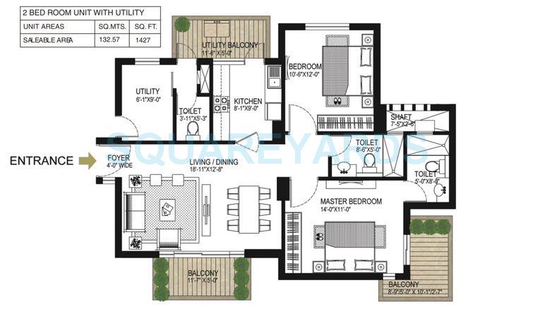 Other, alphacorp-gurgaon-one-84 2 Bedroom 1427 Sq.Ft. Apartment In Sector 84 Gurgaon 9617955