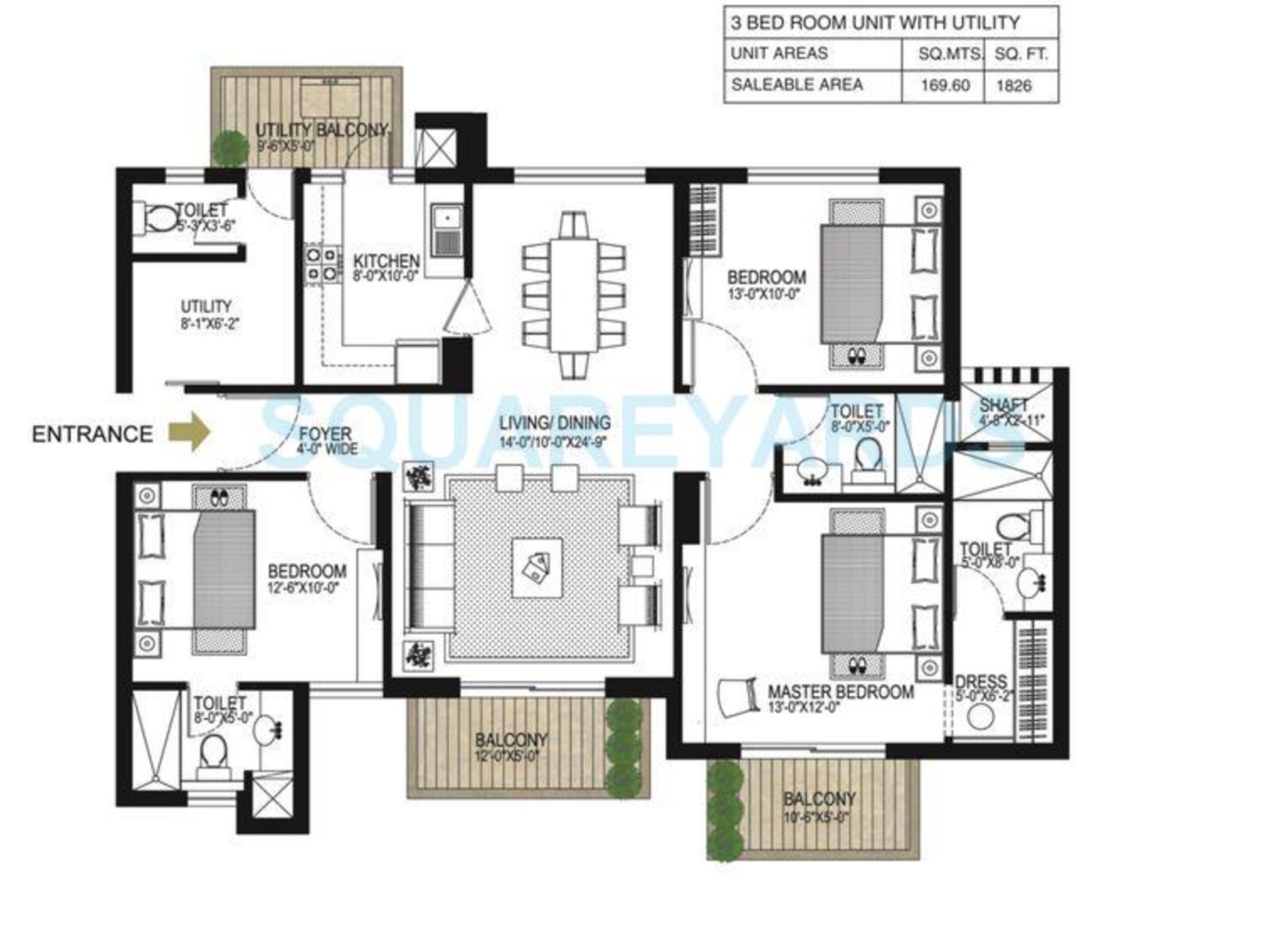 alpha g corp gurgaon one 84 apartment 3bhk sq 1826sqft 1