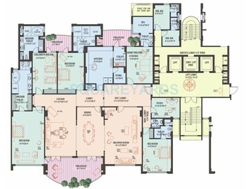  5 BHK Apartment at Ambience Caitriona, National Media Center – for Sale