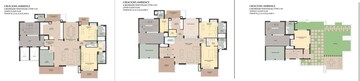  4 BHK Penthouse at Ambience Creacions, Sector 22 – for Sale