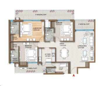  3 BHK Apartment at Ameya Sapphire Residences, Sector 15 – for Sale