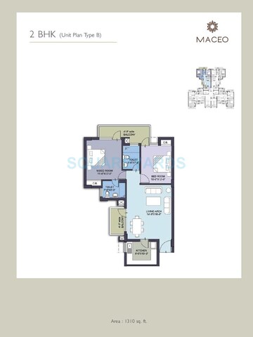  2 BHK Apartment at Anant Raj Maceo, Sector 91 – for Sale