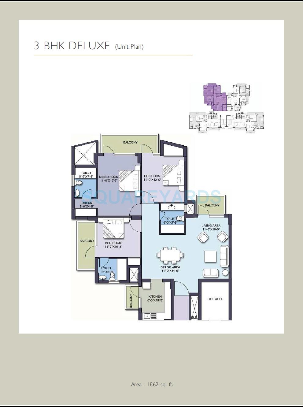 anant raj maceo apartment 3bhk 1862sqft 1