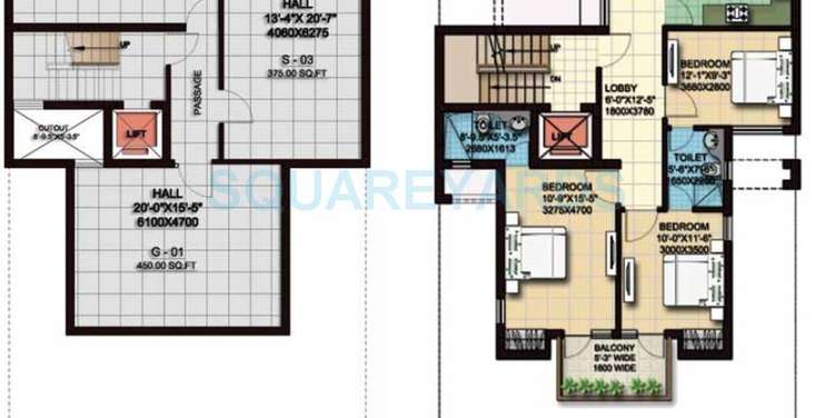 anant raj the estate floors ind floor sf 3bhk 1856sqft 1