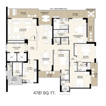  4 BHK Apartment at Anant Raj The Estate Residences, Sector 63a – for Sale