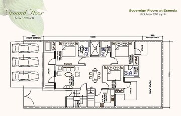  3 BHK Apartment at Ansal API Esencia, Sector 67 – for Rent