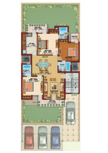  3 BHK Apartment at Ansal Florence Residency, Sushant Lok Iii – for Rent