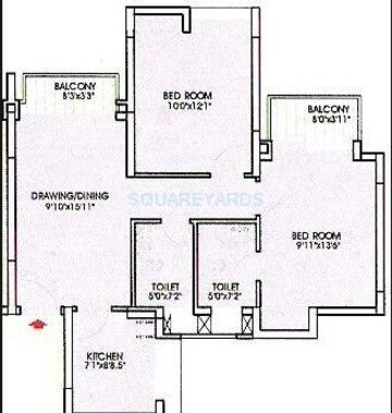  2 BHK Apartment at Ansal Valley View Estate, Gwal Pahari – for Rent