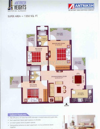 3 BHK Apartment For Rent in Sector 84 Gurgaon  7616785