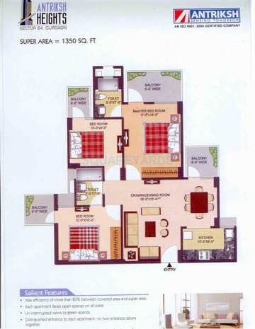  3 BHK Apartment at Sector 84 – for Sale