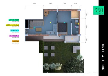  1 BHK Apartment at Arete India Our Homes 3, Sohna Sector 6 – for Sale