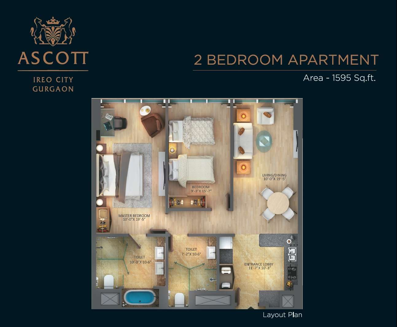 ascott ireo city apartment 2bhk 1595sqft 1